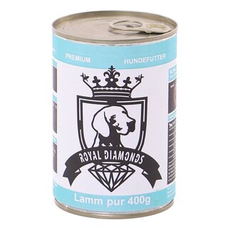Royal Diamonds Nassfutter Lamm pur 6x400g