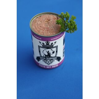 Royal Diamonds Hunde Nassfutter Pute mit Reis 6 x 800g
