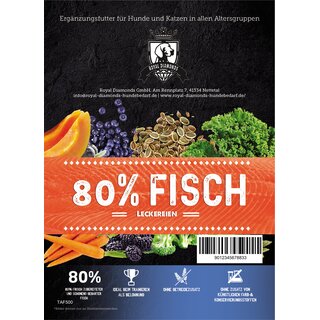 Fisch Snack getreidefrei 80% Fisch 500g