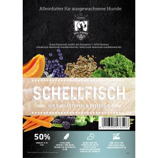 Royal Diamonds Basic Hunde Trockenfutter Schellfisch mit Süßkartoffel & Petersilie 50% Schellfisch