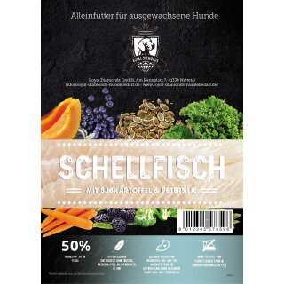 Royal Diamonds Basic Hunde Trockenfutter Schellfisch mit Süßkartoffel & Petersilie 50% Schellfisch 12kg