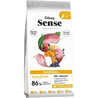 DIBAQ Sense getreidefrei Haarballen 1,5kg