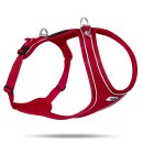 Curli Belka Comfort Geschirr M-XL schwarz braun rot XL rot